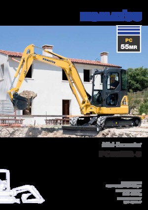Мини екскаватори Komatsu PC55MR-3