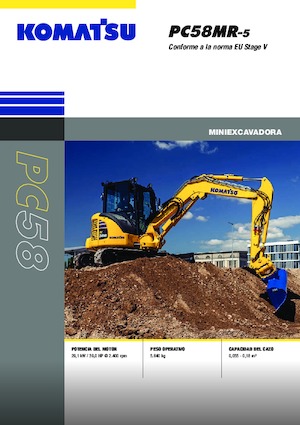Мини екскаватори Komatsu PC58MR-5E0