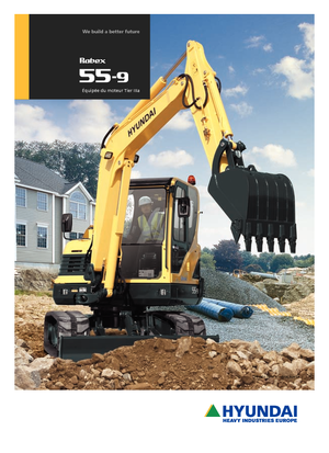 Мини екскаватори Hyundai R 55-9