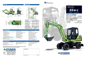 Мини екскаватори Hyundai R 55 W-3