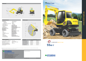 Мини екскаватори Hyundai R 55 W 7