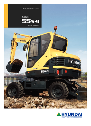 Мини екскаватори Hyundai R 55 W-9