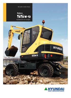 Мини екскаватори Hyundai R 55 W-9