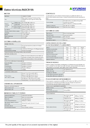 Мини екскаватори Hyundai R60CR-9A