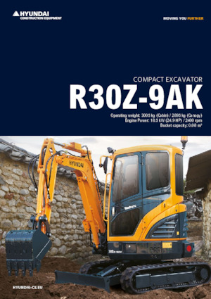 Мини екскаватори Hyundai R30Z-9AK