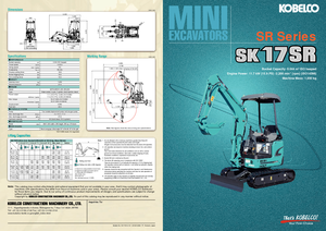Мини екскаватори Kobelco SK 17 SR 3