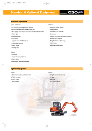 Мини екскаватори Doosan Solar 030 plus