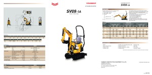 Мини екскаватори Yanmar SV 08-1