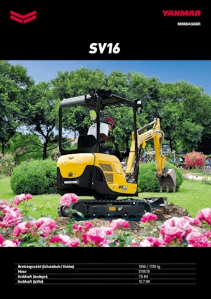 Мини екскаватори Yanmar SV 16 PR 02