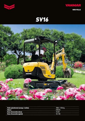 Мини екскаватори Yanmar SV 16 PR 02