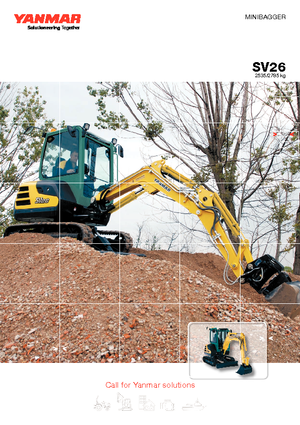 Мини екскаватори Yanmar SV 26 CR