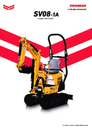 Мини екскаватори Yanmar SV08-1A