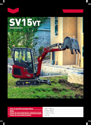 Мини екскаватори Yanmar SV15VT
