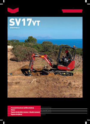 Мини екскаватори Yanmar SV17VT