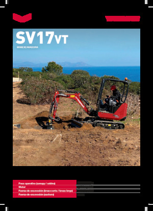 Мини екскаватори Yanmar SV17VT