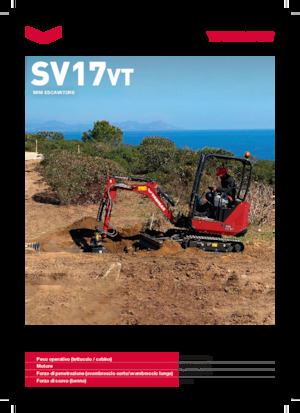Мини екскаватори Yanmar SV17VT
