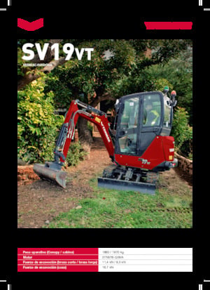 Мини екскаватори Yanmar SV19VT