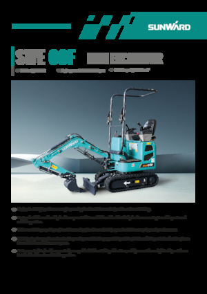 Мини екскаватори Sunward SWE08F