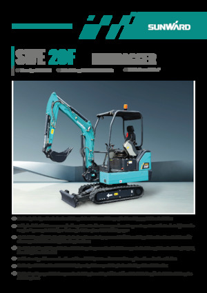 Мини екскаватори Sunward SWE20F 