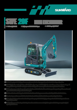 Мини екскаватори Sunward SWE20F 