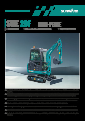 Мини екскаватори Sunward SWE20F 