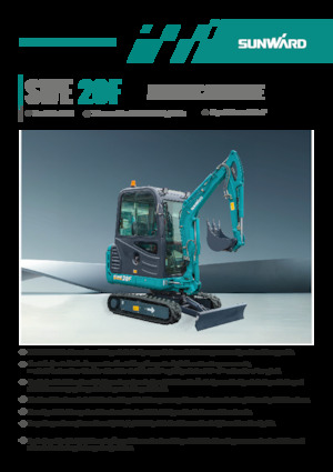 Мини екскаватори Sunward SWE20F 
