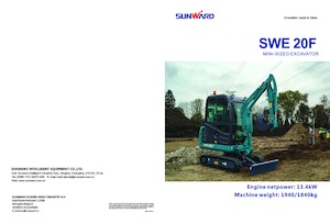 Мини екскаватори Sunward SWE20F