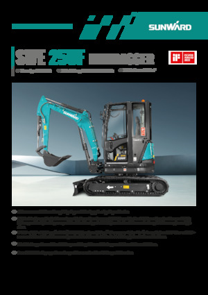 Мини екскаватори Sunward SWE25UF