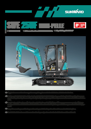 Мини екскаватори Sunward SWE25UF