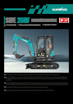 Мини екскаватори Sunward SWE25UF