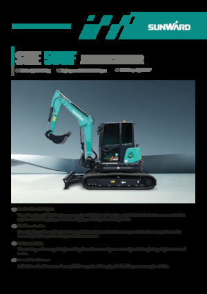 Мини екскаватори Sunward SWE50UF