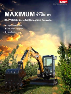 Мини екскаватори Sany SY35U