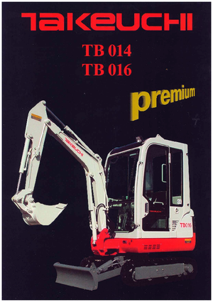 Мини екскаватори Takeuchi TB 014 A