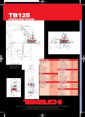 Мини екскаватори Takeuchi TB 125