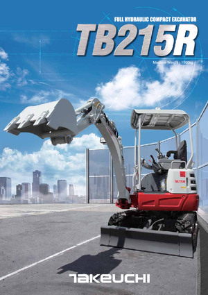 Мини екскаватори Takeuchi TB 215 R