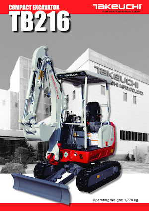 Мини екскаватори Takeuchi TB 216 