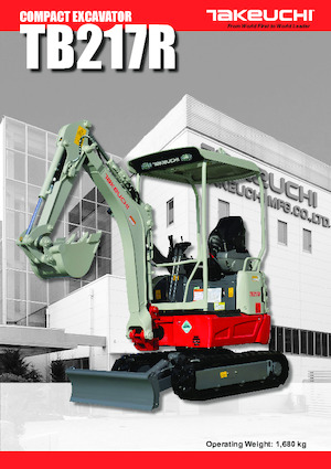 Мини екскаватори Takeuchi TB 217 R