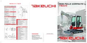 Мини екскаватори Takeuchi TB 225