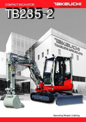 Мини екскаватори Takeuchi TB 235-2
