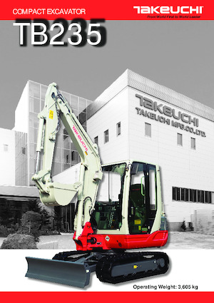 Мини екскаватори Takeuchi TB 235