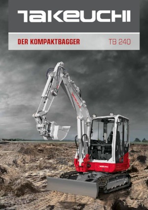 Мини екскаватори Takeuchi TB 240