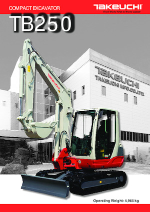 Мини екскаватори Takeuchi TB 250