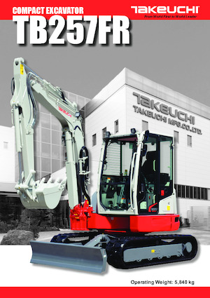 Мини екскаватори Takeuchi TB 257 FR