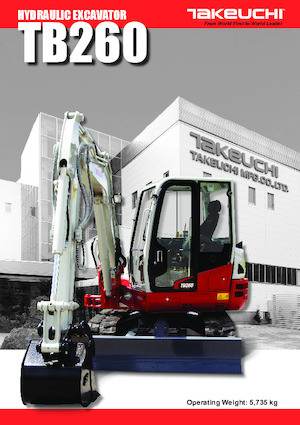 Мини екскаватори Takeuchi TB 260