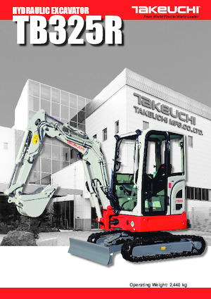 Мини екскаватори Takeuchi TB 325 R