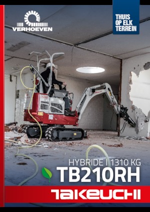 Мини екскаватори Takeuchi TB 210 Hybrid