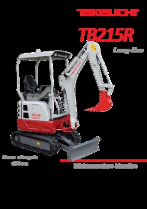 Мини екскаватори Takeuchi TB 215 R