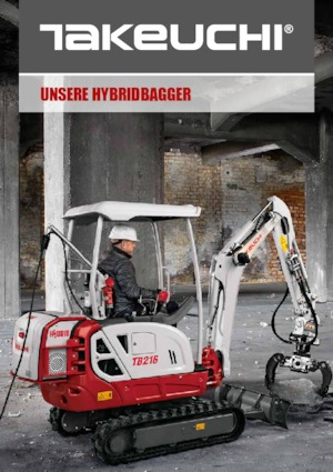 Мини екскаватори Takeuchi TB228 Hybrid