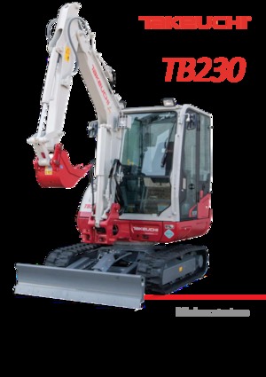 Мини екскаватори Takeuchi TB 230
