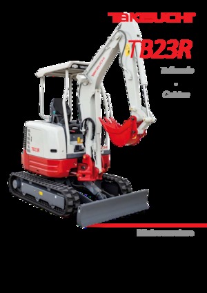 Мини екскаватори Takeuchi TB 23 R